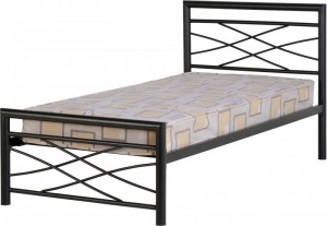 Kelly 3 foot Bed in Black