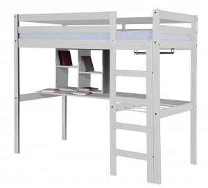 Rimini High Bed Student Set White