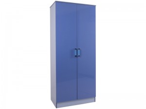 Ottawa 2 Tones 2 Door Wardrobe in Blue