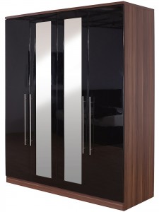 Modular 4 Door Robe with Mirrors