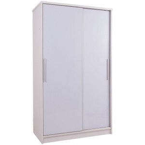 Toronto 2 Door Sliding Wardrobe in White