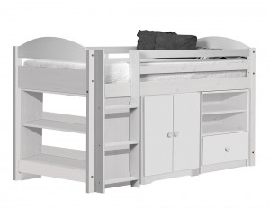 Maximus Mid Sleeper Set 2 White With White Details