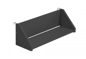 Goro Large Reversible Clip On Shelf in Graphite