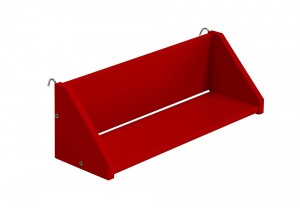 Goro Large Reversible Clip On Shelf in Red