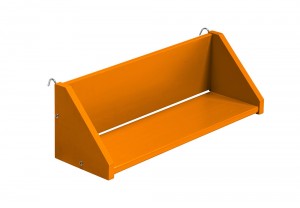 Goro Large Reversible Clip On Shelf in Orange