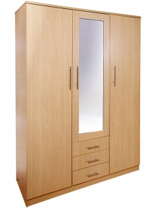 Las Vegas 3 Door Robe with Mirror