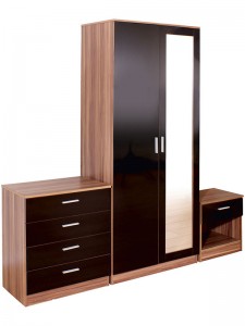 Ottawa Black/black Oak Robe with Mirror