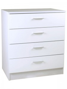 Ottawa White/white 4 Drawer Chest