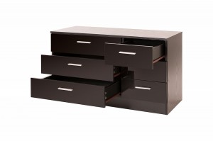 Ottawa 3+3 Chest Black/black Oak