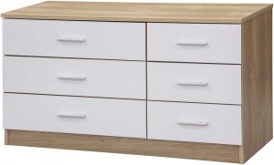 Ottawa 3+3 Chest White/oak