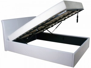 Denver 3' Gas Lift Bed White