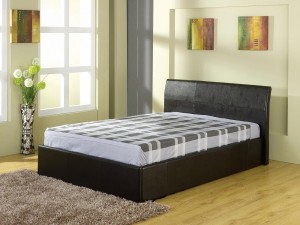 Denver 5' Gas Lift Bed Black