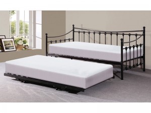 Memphis Day Bed with Trundle Bed Black