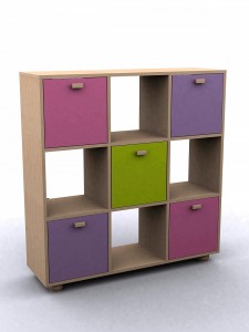 Sydney 3x3 Cube Storage Pink Lilac