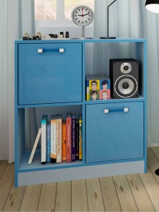 Ottawa 2 Tones 2x2 Cube Storage Blue/blue