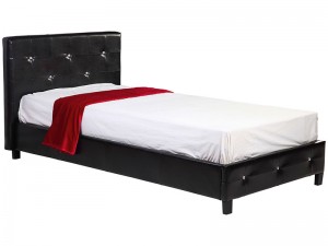 Crystal 3' Bedstead Black