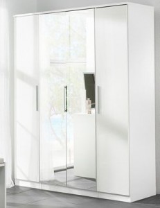 Topline High Gloss 4 Door Sliding Wardrobe