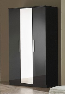 Topline High Gloss 3 Door Wardrobe