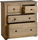 Panama 2+2 Drawer Chest Natural Wax